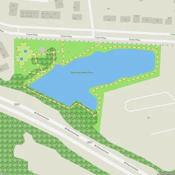 Map of Diamond Valley Park