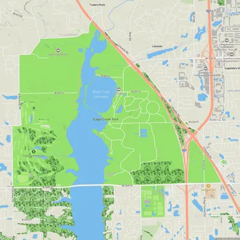 Map of Eagle Creek Park