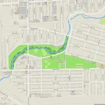 Map of Christian Park