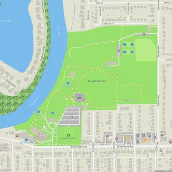 Map of Broad Ripple Park