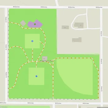 Map of Bishop Square Park