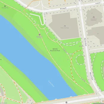 Map of Battelle Riverfront Park