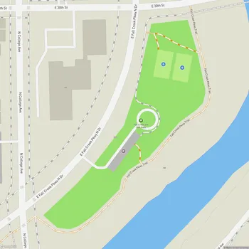 Map of Fall Creek and 30th Park