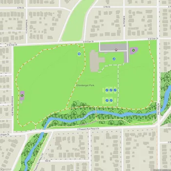 Map of Ellenberger Park