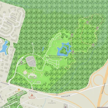 Map of North Charleston Wannamaker County Park