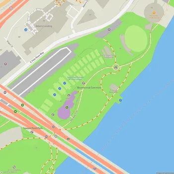 Map of Bicentennial Commons