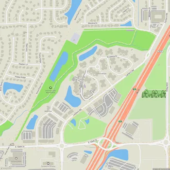 Map of Cheeney Creek Natural Area