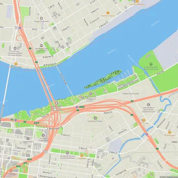 Map of Waterfront Park