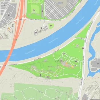 Map of Carillon Historical Park