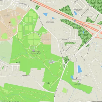 Map of Mallard Creek Community Park