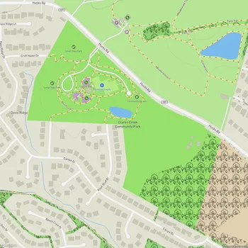 Map of Clarks Creek Community Park