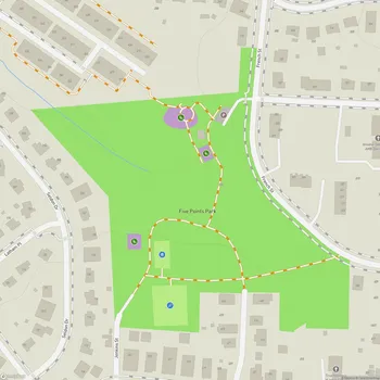 Map of Five Points Park