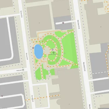 Map of Winston Square Park