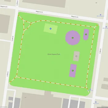 Map of Elliott Square Park
