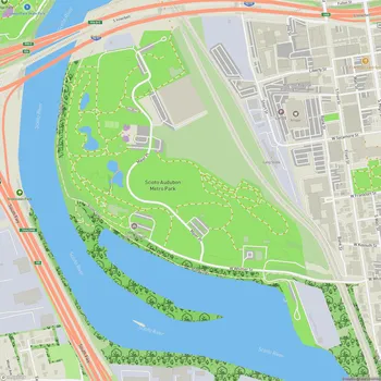 Map of Scioto Audubon Metro Park