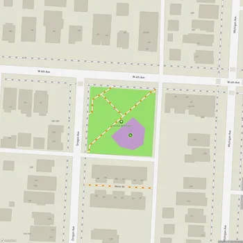 Map of Harrison West Park