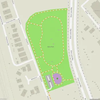 Map of Davis Park