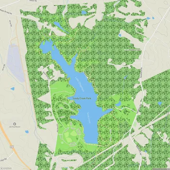 Map of Sandy Creek Park