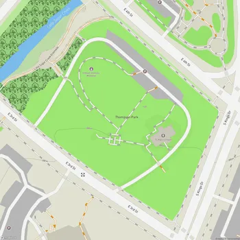 Map of Thompson Park