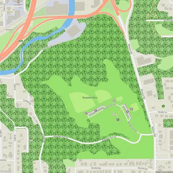 Map of Rosedale Park