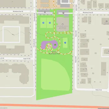 Map of Rawson-Washington Park