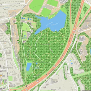 Map of Oconee Forest Park