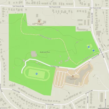 Map of Anderson Park