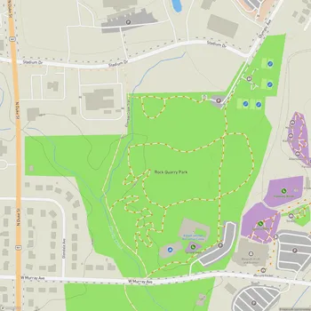 Map of Rock Quarry Park