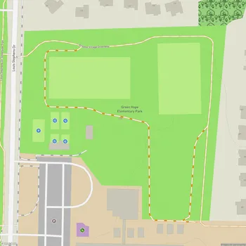Map of Green Hope Elementary Park