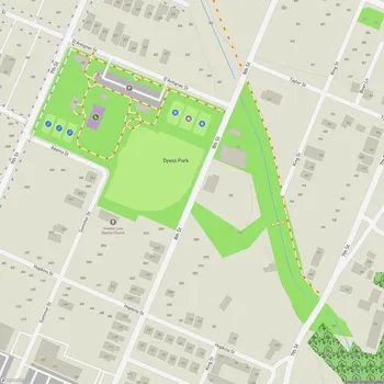 Map of Dyess Park