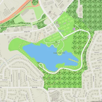 Map of Cooper Creek Park