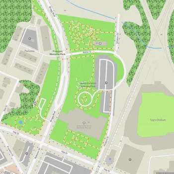Map of North Carolina Veterans Park