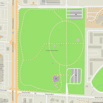 Map of C Snow Hinton Park