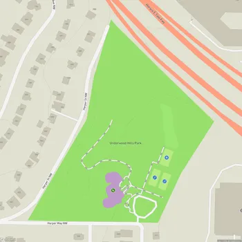 Map of Underwood Hills Park