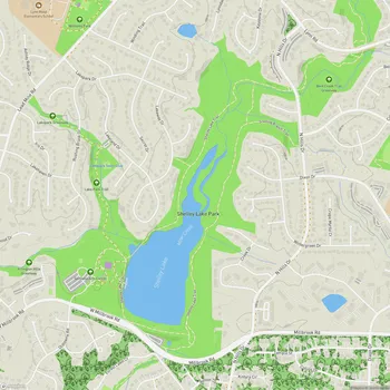 Map of Shelley Lake Park