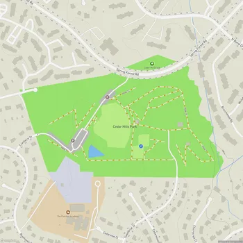Map of Cedar Hills Park