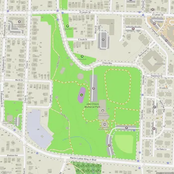 Map of John Chavis Memorial Park