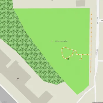 Map of Adkins Crossing Park