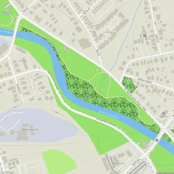 Map of North Oconee River Greenway