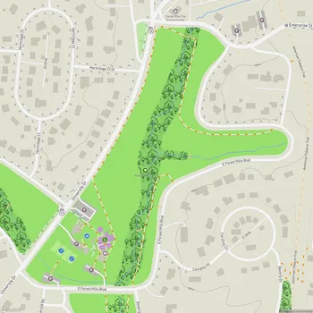 Map of Forest Hills Park