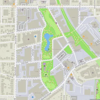 Map of Historic Fourth Ward Park