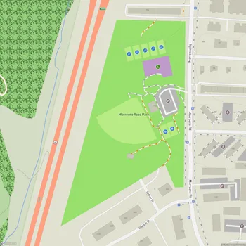Map of Morreene Road Park