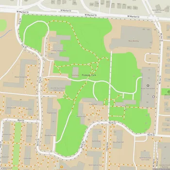 Map of Peabody Park