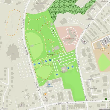 Map of Bishop Park