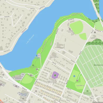 Map of Lake Olmstead Park