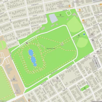 Map of Hampton Park