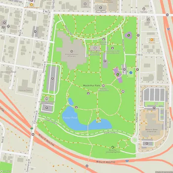 Map of MacArthur Park