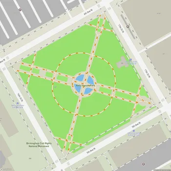 Map of Kelly Ingram Park