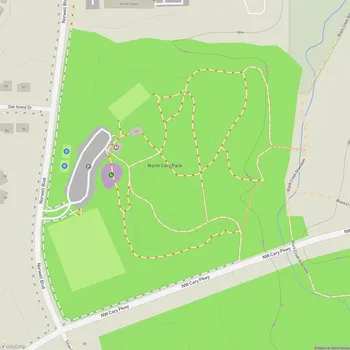 Map of North Cary Park