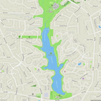 Map of Lake Lynn Park